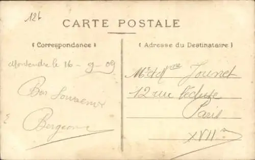 Ak Montendre Charente Maritime, Route de Mirambeau, Banque de Bordeaux