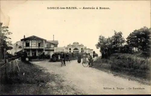 Ak Ronce les Bains Charente Maritime, Ortseingang, Hotel