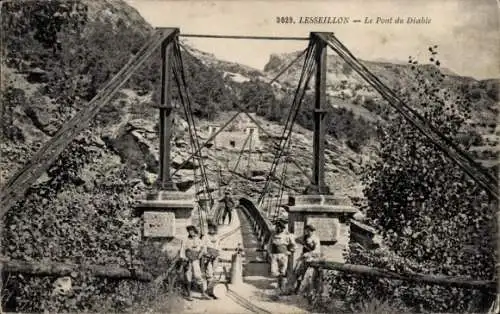 Ak L'Esseillon Aussois Savoie, Pont du Diable