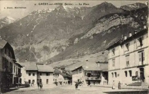 Ak Gresy sur Isere Savoie, La Place, Gebirge