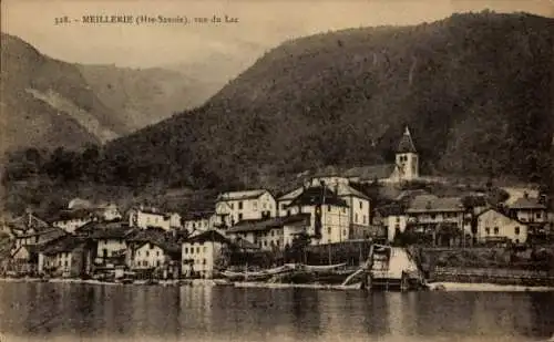 Ak Meillerie Haute Savoie, Blick auf den Ort, Lac Leman