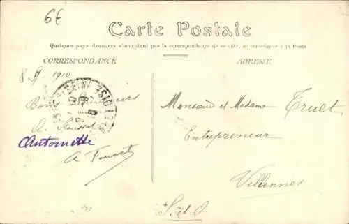 Ak Meulan und Yvelines, Panorama in der Nähe des Seine-Ufers