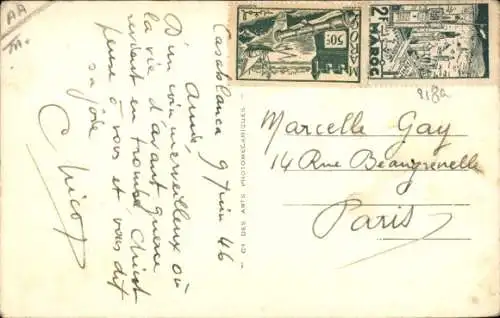 Ak Passagierdampfer Ville d'Oran, CGT