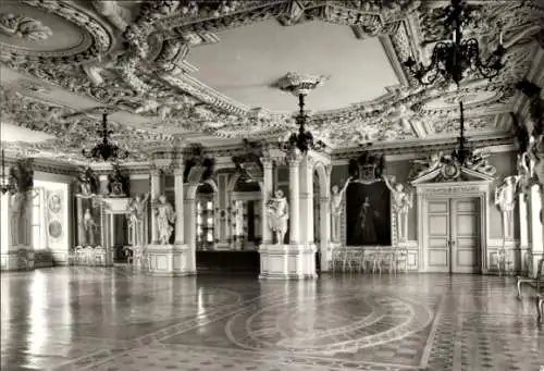 Ak Gotha in Thüringen, Schloss Friedenstein, Schlossmuseum, Festsaal