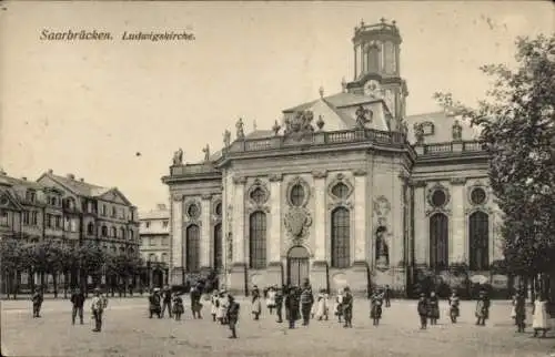 Ak Saarbrücken im Saarland, Ludwigskirche