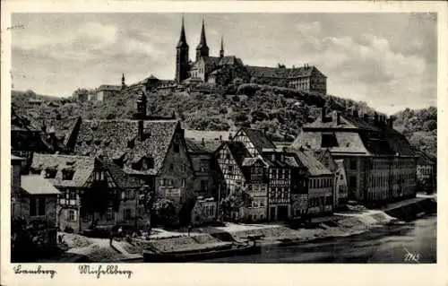 Ak Bamberg in Oberfranken, Teilansicht, Michelsberg