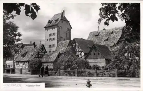 Ak Hersbruck in Mittelfranken, Wassertor