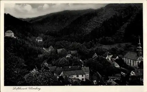 Ak Wirsberg im Fichtelgebirge, Gesamtansicht, Wald