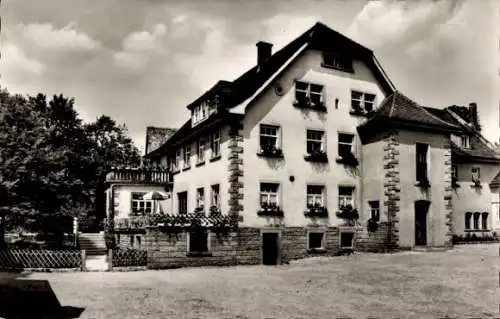Ak Hermes Marktleugast im Frankenwald Bayern, Pension Haueis