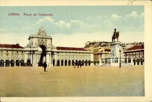 Ak Lisboa Lissabon Portugal, Praca do Comercio