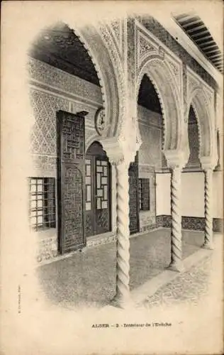 Ak Algier Alger Algerien, Innenraum des Bistums