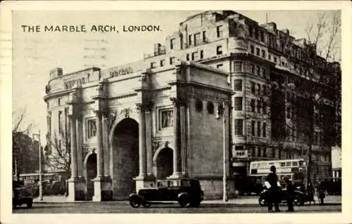 Ak London City England, Marble Arch