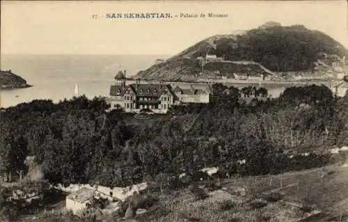 Ak Donostia San Sebastian Baskenland, Miramar Palace