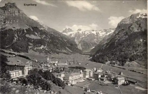 Ak Engelberg Kanton Obwalden Schweiz, Gesamtansicht