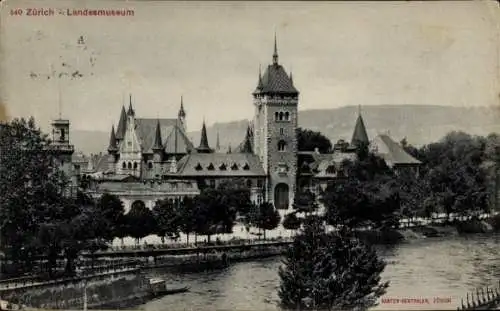 Ak Zürich Stadt Schweiz, Landesmuseum