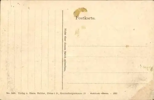 Ak Herrnhut in der Oberlausitz Sachsen, Teilansicht