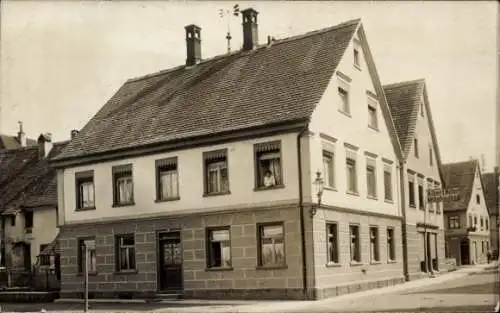 Foto Ak Dornstetten im Schwarzwald Württemberg?, Möbelhandlung Albert Hiller