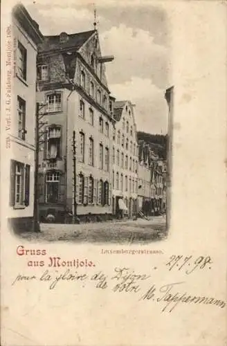 Ak Monschau Montjoie in der Eifel, Luxemburgerstraße