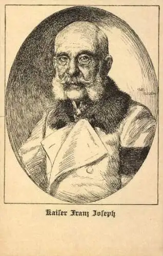 12 Künstler-Postkarten im Umschlag  "Führer und Helden,  Federzeichnungen von Karl Bauer"