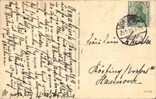 Ak Osnabrück in Niedersachsen, Kronprinzenwall