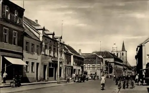 Ak Jüterbog in Brandenburg, Pferdestraße