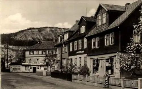 Ak Wutha in Thüringen, Ruhlaer Straße, Geschäfte, Kleiner Hörselberg