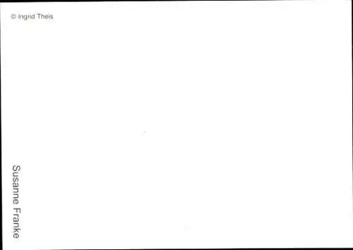 Ak Moderatorin Susanne Franke, Portrait, Autogramm