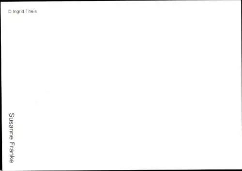 Ak Moderatorin Susanne Franke, Portrait, Autogramm