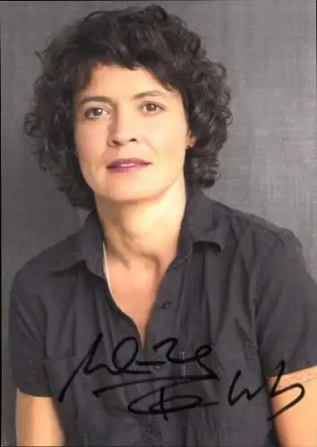 Ak Schauspielerin Ulrike Folkerts, Portrait, Autogramm