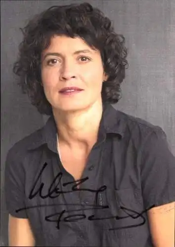 Ak Schauspielerin Ulrike Folkerts, Portrait, Autogramm