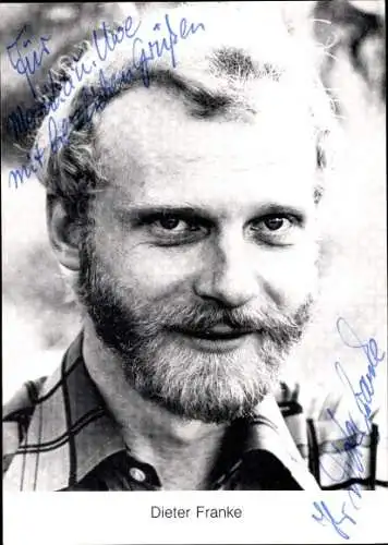 Ak Schauspieler Dieter Franke, Portrait, Autogramm