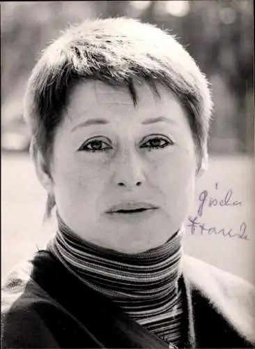 Ak Schauspielerin Gisela Franke, Portrait, Autogramm