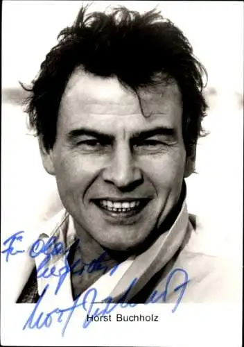 Ak Schauspieler Horst Buchholz, Portrait, Autogramm