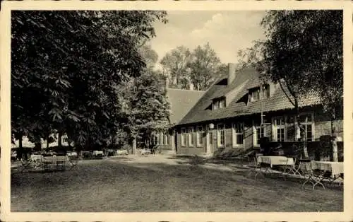 Ak Münster in Westfalen, Kaffeehaus Hugerlandshof a. d. Werso