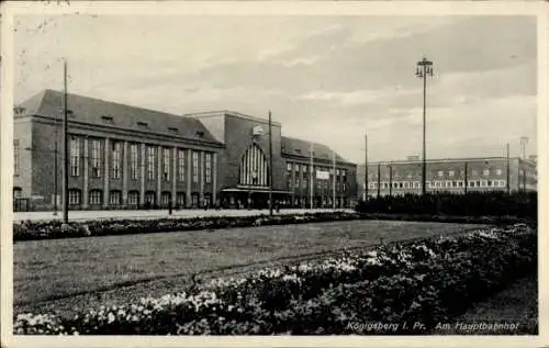 Ak Kaliningrad Königsberg Ostpreußen, Hauptbahnhof