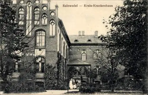 Ak Salzwedel in der Altmark, Kreiskrankenhaus