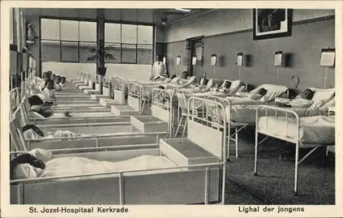 Ak Kerkrade Limburg Niederlande, St. Joseph Hospital, Lighal der Jungen