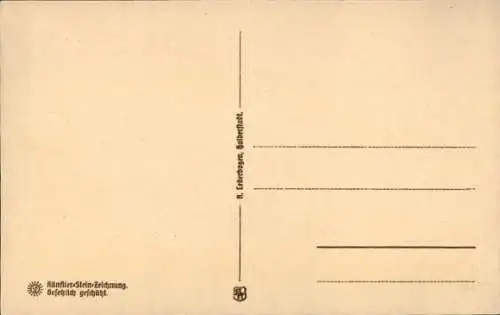 Steindruck Ak Goslar Niedersachsen, Kaiserhaus