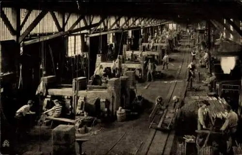 Ak Altes Hammerwerk, Arbeiter, Roerts-Industrie-Bilder