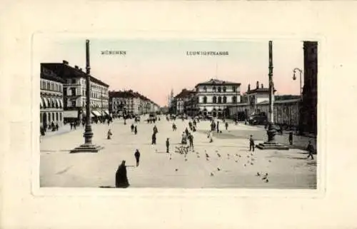 Präge Ak München, Ludwigstraße