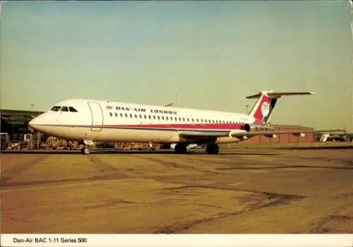 Ak Passagierflugzeug Dan Air BAC 1-11 Series 500