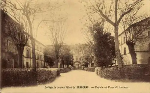 Ak Bergerac Dordogne, College de Jeunes Filles