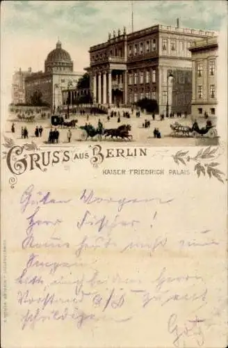 Litho Berlin Mitte, Kaiser Friedrich Palais