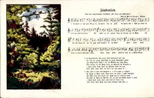 Lied Ak Mückenberger, Hilmar, Finkenlied, Die Rose von Falkenstein