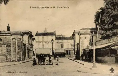 Ak Rochefort sur Mer Charente Maritime, Porte Carnot