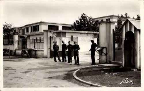 Ak Rochefort sur Mer Charente Maritime, Base aerienne, Poste de Police