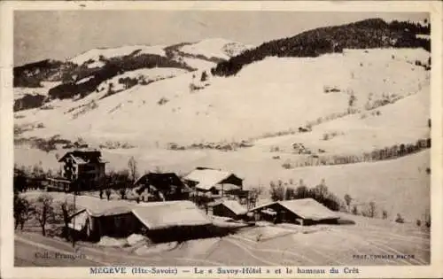 Ak Megève Haute Savoie, Le Savory-Hotel et le hamseau du Cret