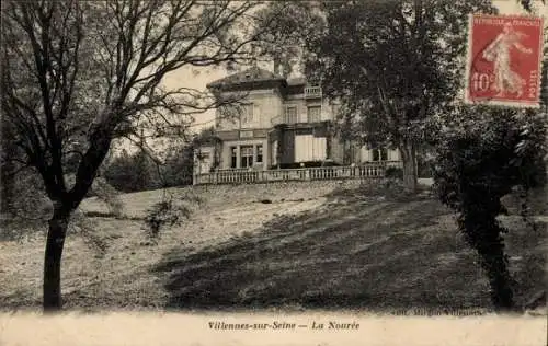 Ak Villennes sur Seine Yvelines, La Nouree