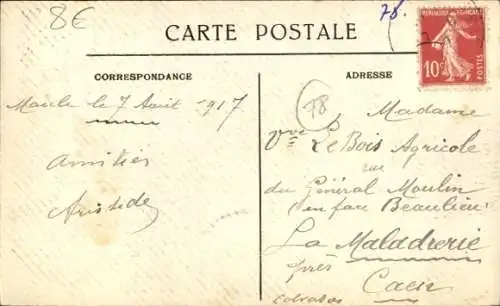 Ak Maule Yvelines, Kirche