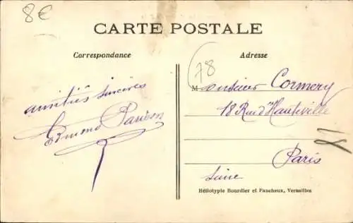 Ak Medan Yvelines, Haus von Emile Zola